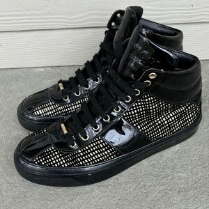Jimmy Choo Patent Leather Men’s Runway Shoes 🔥